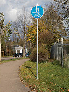 Befestigung-Verkehrsschild-Erdboden-Erdanker